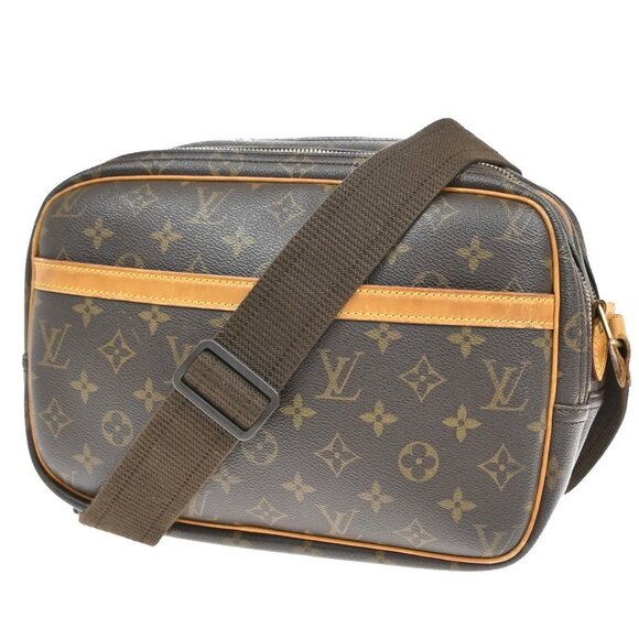 LOUIS VUITTON Reporter PM Crossbody Shoulder Bag Monogram Leather - Picture 1 of 14